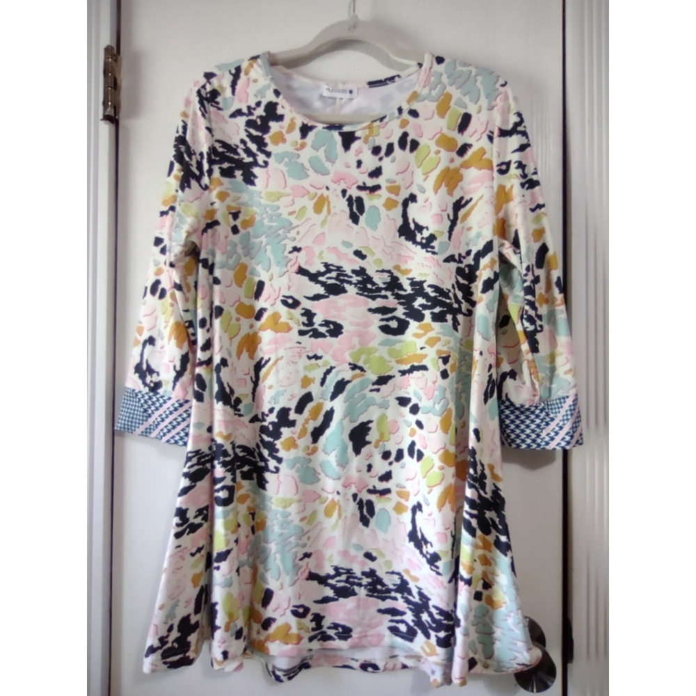 Nuggles Blush animal print top